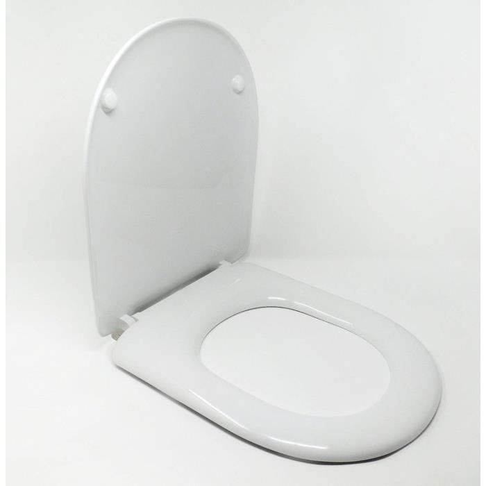 Abattant WC frein de chute et déclipsable Odéon Up Compact