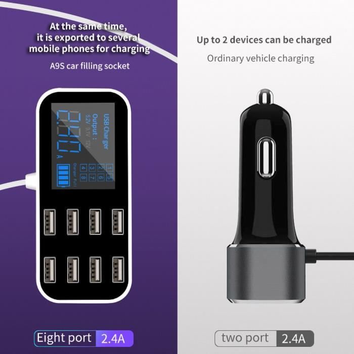 POTAN – chargeur rapide Mp3 compatible Bluetooth, double Usb, allume-cigare  de voiture Qc3.0, prend en charge les mains libres – les meilleurs produits  dans la boutique en ligne Joom Geek
