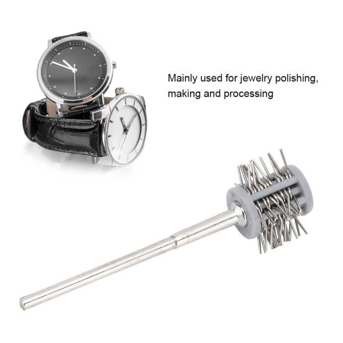 Outil de polissage de bijoux, meule de polissage de bijoux Super Durable,  avec poignée pour réparation de montre horloger usage
