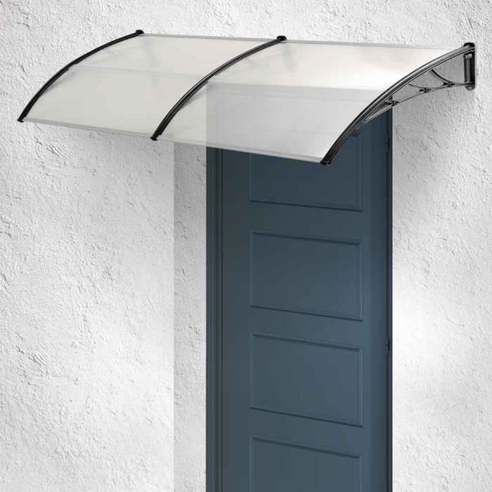 Hengda Auvent Pour Porte D'entrée Auvent Arqué Auvent En Polycarbonate Transparent Auvent 5 Mm Support Pp Transparent 49447956