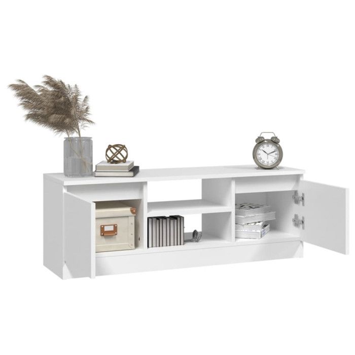 vidaXL Tv-meubel met deur 102x30x36 cm grijs sonoma