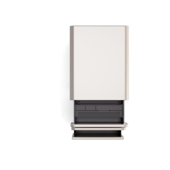 Caisson De Bureau Mobile Avec 3 Tiroirs - Métal, Roulettes Bloquantes, 40x50x60 Cm (couleur Beige) - 9