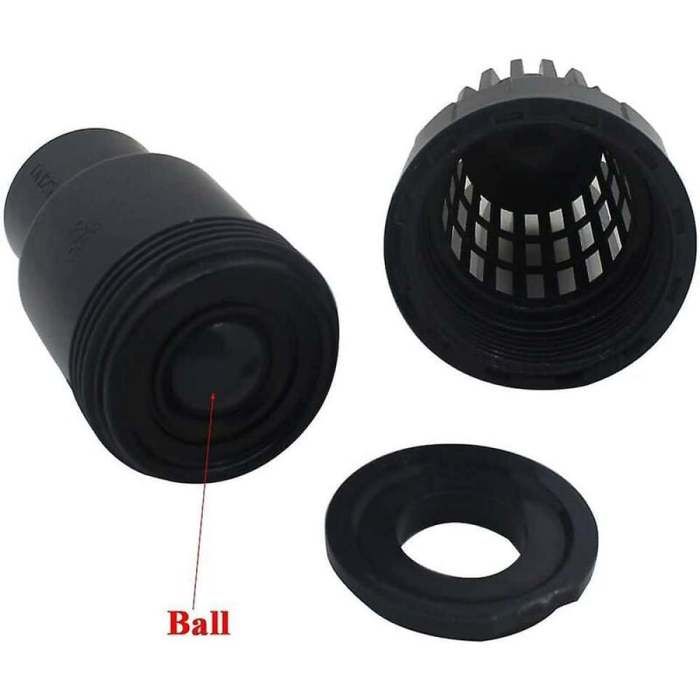 Valve Anti-Retour Robuste Avec Crépine – Laiton 2,5 Cm + Connecteur 25 Mm (ou 1,9 Cm + 19 Mm) – Pour Irrigation, Jardin, Piscine