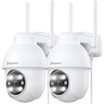 Caméras Dômes - 2k Caméra Surveillance Extérieure Ptz Galayou Ip 360° Sans Fil Étanche Couleur Audio Bidirectionnel-0