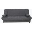 Banquette clic clac convertible gris MADDY-0