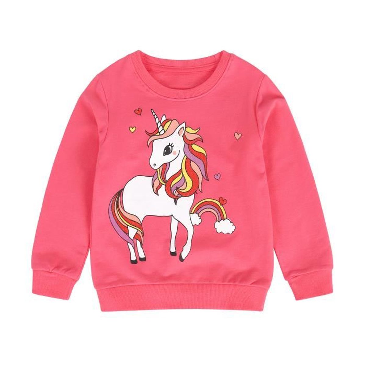 Bébé Sweat-Shirts Noël Pull-Over Enfant Épais T-Shirt à Manches Longues Coton Tops 