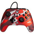 POWER A Manette Filaire - Camouflage rouge métallisé - Xbox One / PC