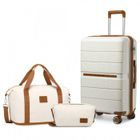 BRITISH TRAVELLER Set de 3 Valises - Non spécifié - Cabine à Main - 4 Roulettes - Cadenas TSA - Imperméable