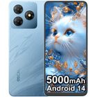 Smartphone Pas Cher OSCAL FLAT 2C - 5000mAh - Écran 6.56"HD+ - 6GoRAM+64Go ROM - 13MP+8MP - Android 14, Dual SIM, Bleu