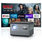 ZOOMCAT 【Netflix Officiel】 Vidéoprojecteur intelligent 1200 ANSI 4K prenant en charge diverses applications TV officielles