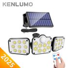Lampe Solaire Extérieure KENLUMO 138 LED avec Détecteur de Mouvement et Télécommande