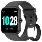 Montre Connectée Femme Homme IOWODO avec 100+ Sportifs, Moniteur Cardiofréquencemètre /SpO2/Sommeil,Podometre pour iOS Android-