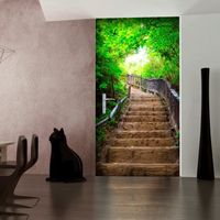 Papier-peint pour porte - Photo wallpaper – Stairs from nature I 210x70 cm