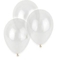 12 Ballons transparents 28 cm