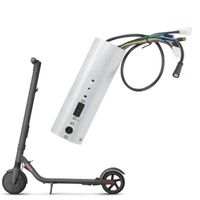 Ashata Contrôleur de scooter Tableau de commande avec contrôleur USB pour pièces de scooter électrique pliable Xiaomi Ninebot