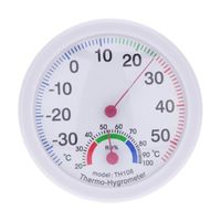 -35 ~ 55 ° C Mini intérieur Thermomètre analogique Température Mesure Thermomètre Hygromètre