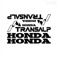 4 stickers TRANSALP – NOIR – sticker HONDA 600 650 700 V - HON407