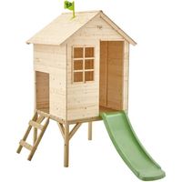 Maisonnette en bois TP Sunnyside pour enfants inclus avec échelle et glissière 1.2m - Norme FSC
