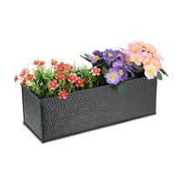 Jardinière à fleurs noire - 10042807-0
