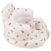 gift-ESTINK chaise de bain pour bébé Canapé de salle de bains de protection de colonne vertébrale gonflable multifonctionnel de PVC