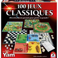 100 Jeux classique - Jeux de Société - SCHMIDT SPIELE - Profitez de 100 jeux classiques dans ce coffret complet !