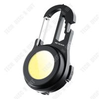 TD® Lampe de poche de camping en plein air multifonctionnelle porte-clés de charge portable lumière forte lampe de travail