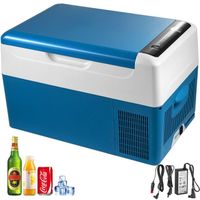 Réfrigérateur portable électrique pour voiture 22L - VEVOR - Bleu