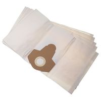Lot de 5 sacs en papier blanc pour aspirateur Parkside PNTS 1300 D3 - volume de 20 l, 31cm x 18,5cm - VHBW