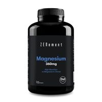 Magnésium 360 mg, 240 Comprimés | Actif sur les systèmes psychique, nerveux, musculaire et osseux | 100% Vegan | de Zenement