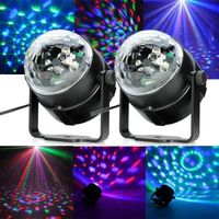 Boule Disco LumièresBoule Disco De Commande Vocale 6w 10 Couleurs Boule