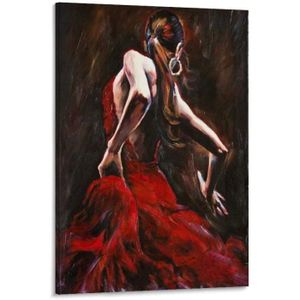 TABLEAU - TOILE Poster Décoratif Sur Toile Avec Danseuse De Flamen