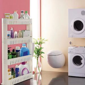 En Casa Blanc En Casa Meuble De Rangement A Roulettes Chariot
