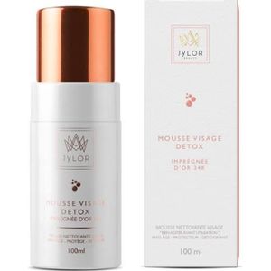 DÉMAQUILLANT NETTOYANT JYLOR Mousse Visage Detox imprégnée 24 K 100 ml Mousse nettoyant visage