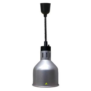 GRILL Lampe chauffante - COMBISTEEL - 17,5 cm - Argent -