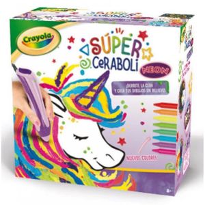 JEU DE COLORIAGE - DESSIN - POCHOIR Jeu de coloriage Crayola Super Ceraboli Néon - multicolore - 32x27x47 cm