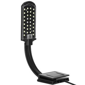 ÉCLAIRAGE Drfeify Lumière de réservoir de poissons de LED Lampe d'Aquarium Ultra‑mince Lumière à Clip LED de Réservoir animalerie eclairage