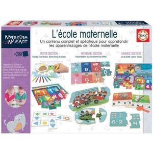 JEU D'APPRENTISSAGE EDUCA - Kit Ecole Maternelle - Aca