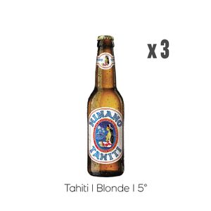 BIERE Pack Bières Hinano de Tahiti - 3x33cl - 5%