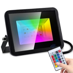 PROJECTEUR EXTÉRIEUR Izrielar Projecteur à LED RGB 16 Couleurs RGB Proj