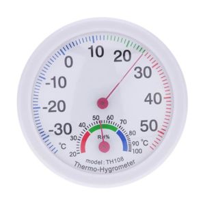 Capteur de Température -35 ~ 55 ° C Mini intérieur Thermomètre analogique