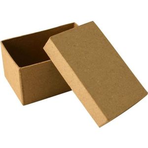 Boîte à Chaussures En Carton Brun Avec Couvercle Pour L'emballage De  Chaussures Ou De Baskets