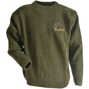 Pull de chasse avec motif Outlet