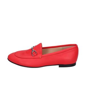 Mocassin rouge femme pas cher top