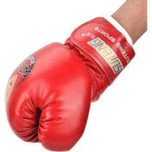 GANTS DE BOXE Jielwyshop Enfants PU Cuir Enfants Combat De Boxe 