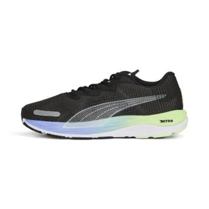 CHAUSSURES DE RUNNING Chaussures de running de running Puma Velocity Nitro 2 Fade - black/elektro purple/silver - 40,5
