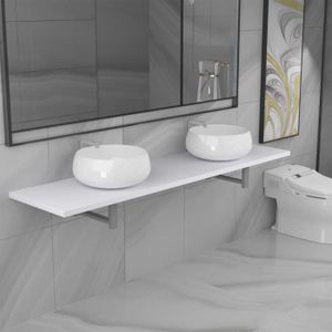 Villeroy Boch Venticello 100 Cm Double Vasque Noir Satine