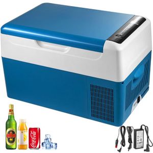 GLACIÈRE ÉLECTRIQUE Réfrigérateur portable électrique pour voiture 22L - VEVOR - Bleu