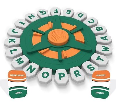 Hohopeti - Lot De 6 Plateaux Pour Lettres Anglaises & Dominos | Organiseur De Jeux De Société Et éducatif Pour La Maison Et L'école
