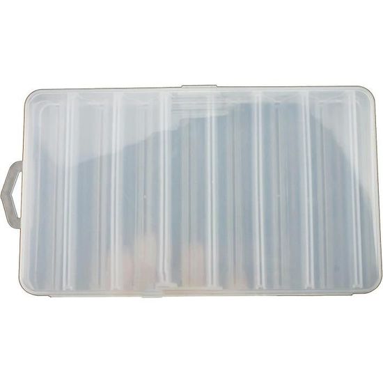 Boîte à Leurres Double Face Ventilée - Stockage Pêche - Plastique Résistant - Poignée De Transport