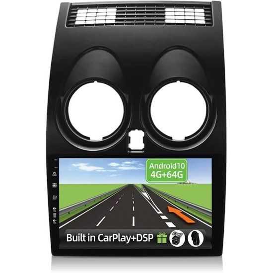Autoradio Android 15 Pour Nissan Qashqai J10 2006-2016 - 9" Écran Tactile, CarPlay/Android Auto Sans Fil, 4G+64G